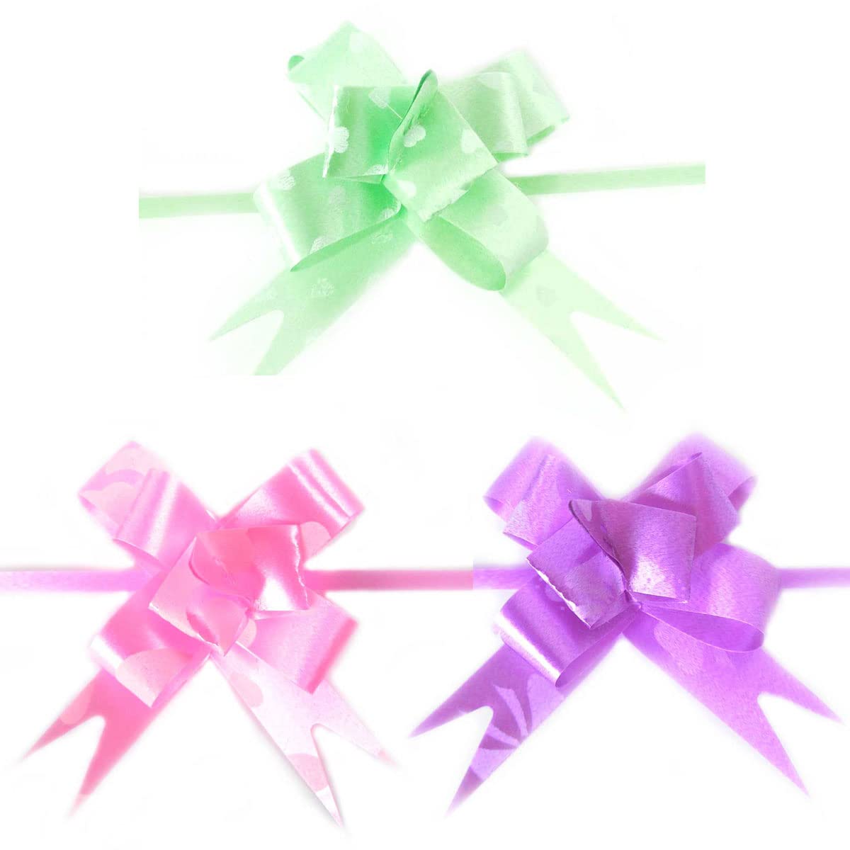 Amazon | ラッピング用ワンタッチリボン (12mm幅) 【模様入り ギフト用